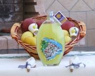 Artistic bottle of Limoncello (Sorrento)