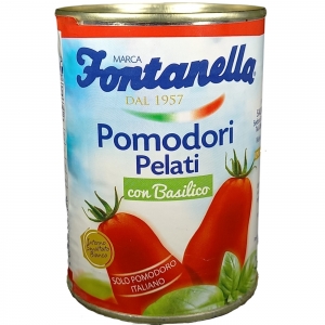 Tomates pelées 500 Gr. ouverte Facile par Basil