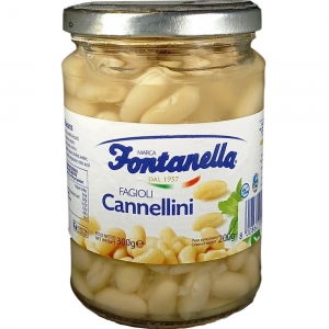 Cannellini frijoles - 600 Gr. de vidrio