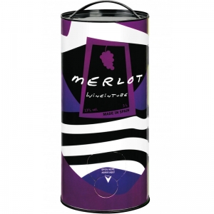 vin espagnol Merlot  3 Lt