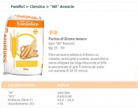 San Felice flour type "00" Orange Reinforced - for Bread (Orange Bag 25 Kg)