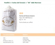 San Felice farine de type "00" White A & R - Sandwich grillé - (Brown Bag 25 kg) "Farine de The Baker"