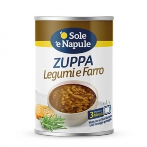 Zuppa di cereali con Legumi e Farro 400gr - "O Sol e Napule"