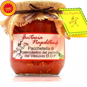 Pomodorino del Piennolo del Vesuvio DOP in "Pacchetella"