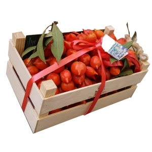 La tomate Vesuvio Piennolo emballée dans le bois - Indisponible