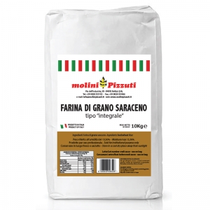 Saracen grain flour "integral" kg. 10 - Molini Pizzuti