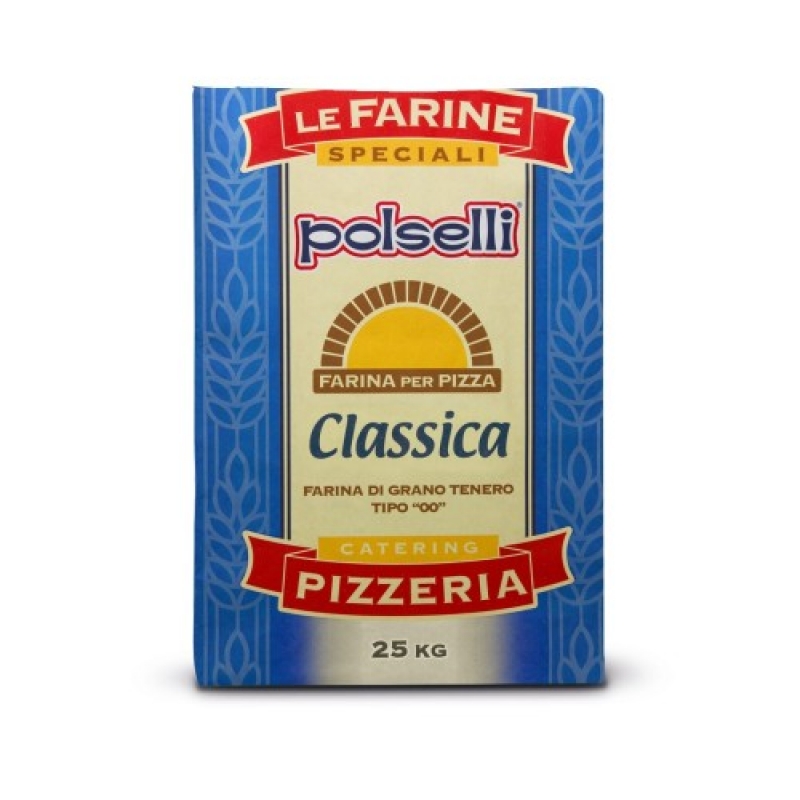 Farine à pizza Polselli Classica type 00, 25 kg