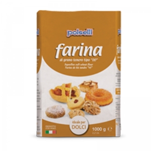 Farina Polselli 00 ideal para pasteles - Kg. 1