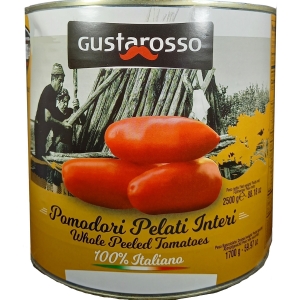 100% ITALIAN Peeled Tomato 2550 gr. Gustarosso