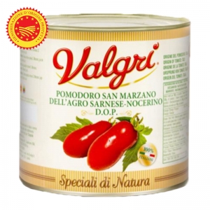 Peeled tomatoes San Marzano DOP - 2500 gr VALGRI ( Shelf Life 31 Agosto 2024 )