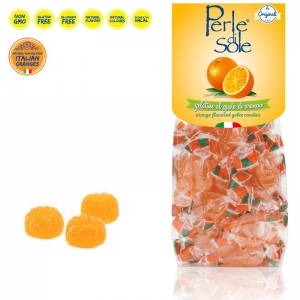 Orange Flavored Gelèe Candies - Perle di Sole