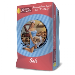 Soft wheat flour type 0 SOLE 25Kg - Selezione Casillo