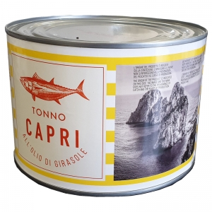 Tonno in olio di girasole  1730g - Capri