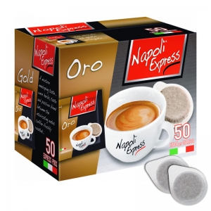 Espresso coffee ORO 50 pods - Napoli Express