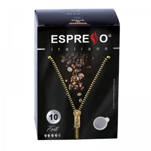 Café expresso Forte 10 dosettes - ESPRESSO Italiano