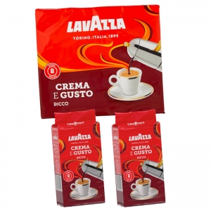 Café Lavazza Crema& Gusto Molido 250g 2 Pz