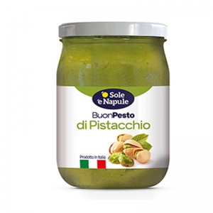 Pesto of Pistachio Glass 480 g - "O Sol e Napule"