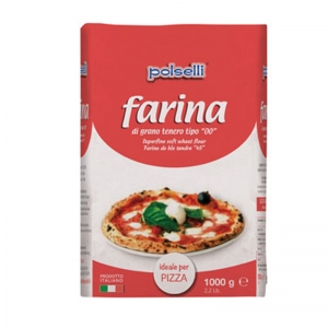 Farina Polselli 00 ideale per pizza - Kg. 1