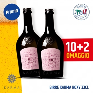 10 Birre Karma Roxy 33 cl+2 birre Omaggio.