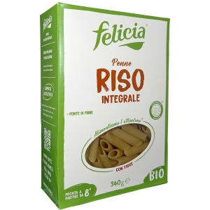 Felicia Penne rigate brauner Reis Bio 340 Gr.
