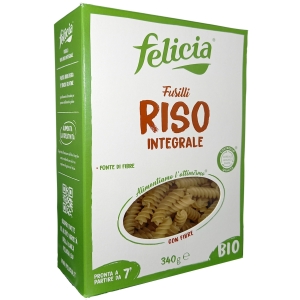Felicia Fusilli riz brun Bio 340 Gr.