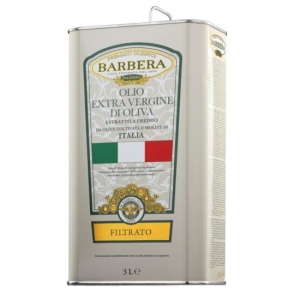 Gefiltertes Natives Olivenöl Extra 3 Liter - Barberaöl