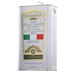 Unfiltered Extra Virgin Olive Oil 3 Liters - Barbera Oil