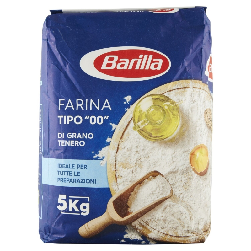 Farine Barilla type 00 5 kg.