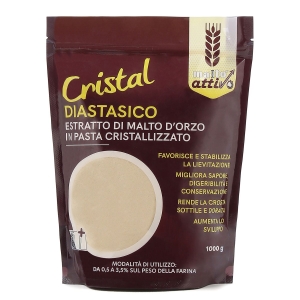Diastatischer Kristallextrakt aus kristallisiertem Gerstenmalz in Paste von 1 kg - Malto attivo 