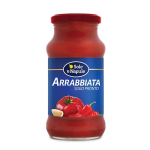 Gebrauchsfertige Arrabbiata-Sauce 350 Gr. "O sole e Napule"
