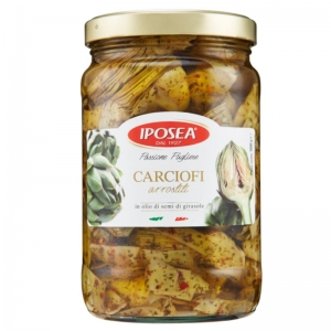 Iposea roasted artichokes in sunflower oil 1600 Gr.
