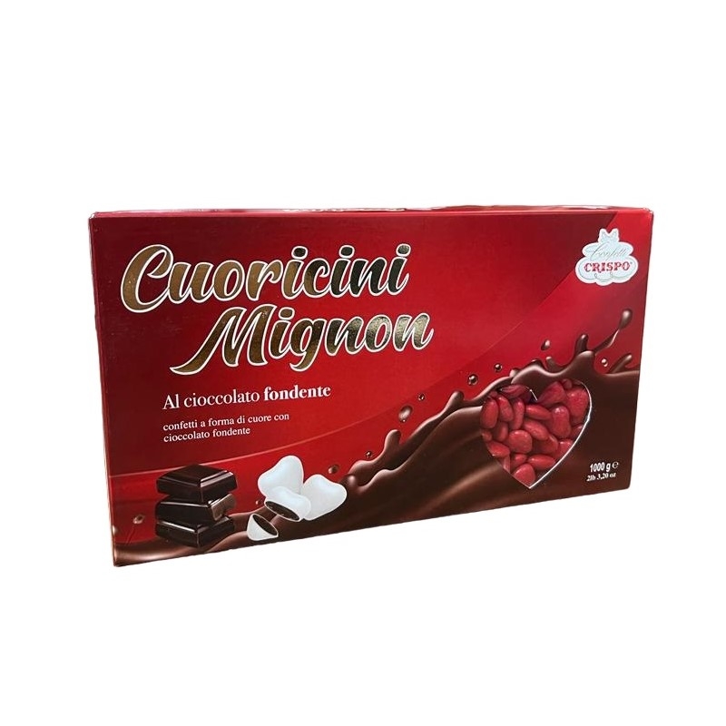 Confetti Cioccolato FONDENTE ROSA 1 KG - CRISPO