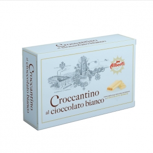 Strega Alberti croccantino au chocolat blanc 300 gr. 