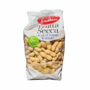 La montanara Geröstete Erdnüsse in der Schale 500 Gr.