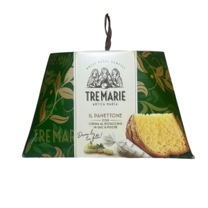 Panettone Tre Marie con Crema de Pistacho en Bolsa de Pastelería de 950 Gr