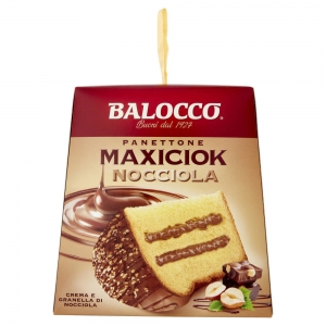 Balocco Panettone MaxiCiok Noisette 800 Gr.