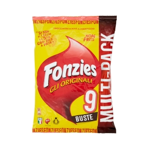 Fonzies Les Originaux Croquants de Maïs au Fromage 9 Sachets 211,5 g.