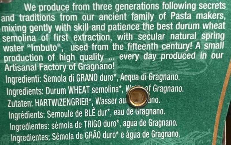 Gragnano Pasta PGI - Striated penne 500g – EURO HFC