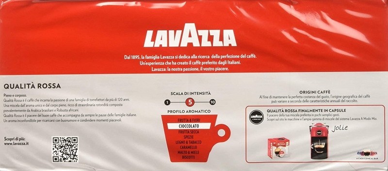 Café Lavazza Qualitá Rossa 250g. - Importado De Italia