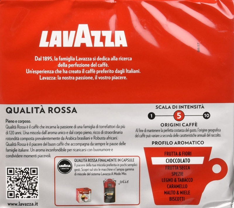 Café Lavazza Molido Qualita Rossa 250 grs.